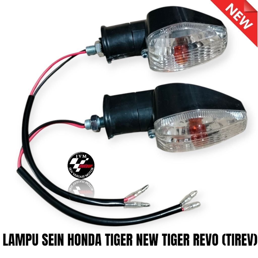Termurah di shoope Lampu Sein Honda Tiger New Sen Tiger Revo Model Standar Variasi PNP set kiri dan 
