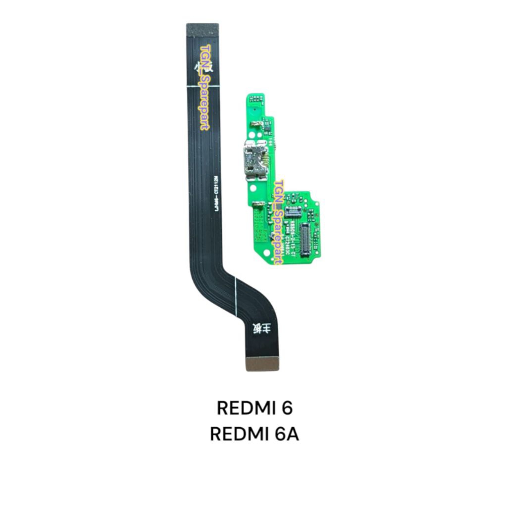 FLEXIBEL CHARGER XIAOMI REDMI 6 / REDMI 6A PAPAN CAS FULLSET IC + FLEXIBEL BOARD XIAOMI REDMI 6 / RE