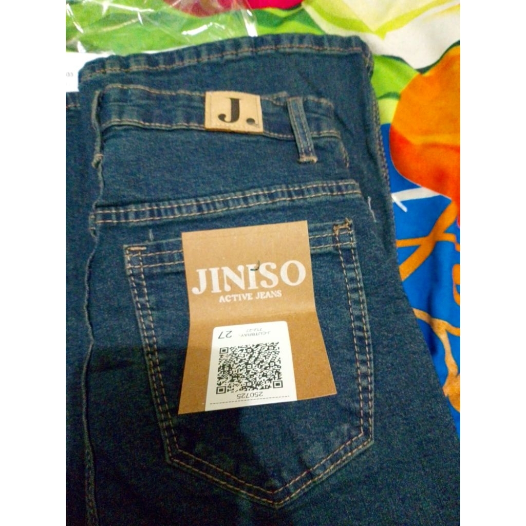 Celana jeans jiniso cutbray 712 new