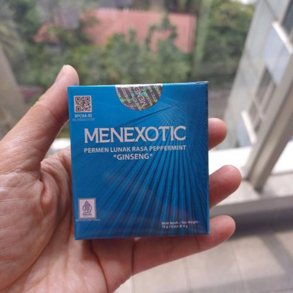 

Menexotic Candy isi 4 Pcs - Men Exotic Permen Gingseng Premium Original