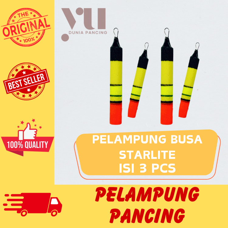 

PELAMPUNG PANCING BUSA STARLITE WARNA ISI 3 PCS