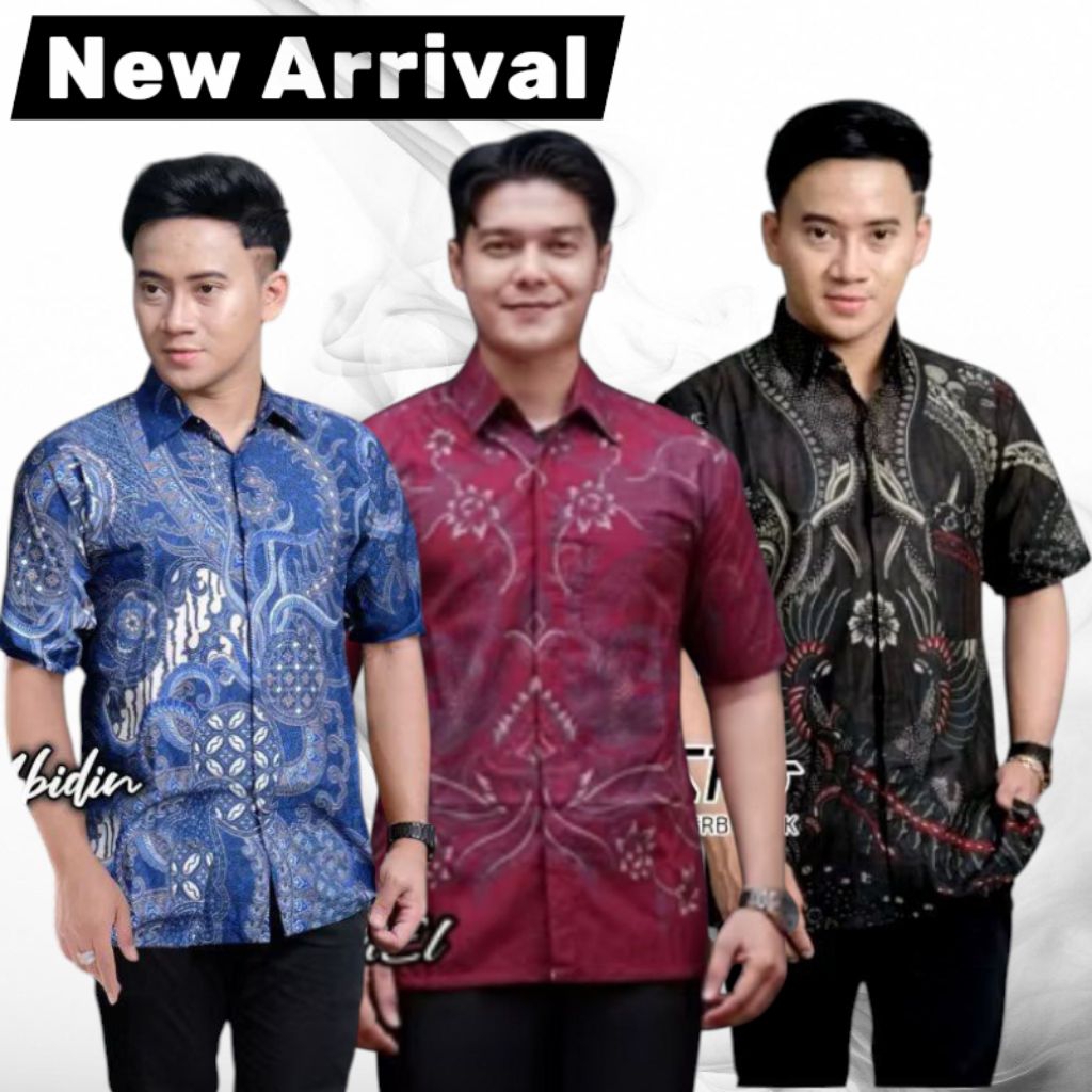 Baju batik pria baju batik kantor baju batik modern