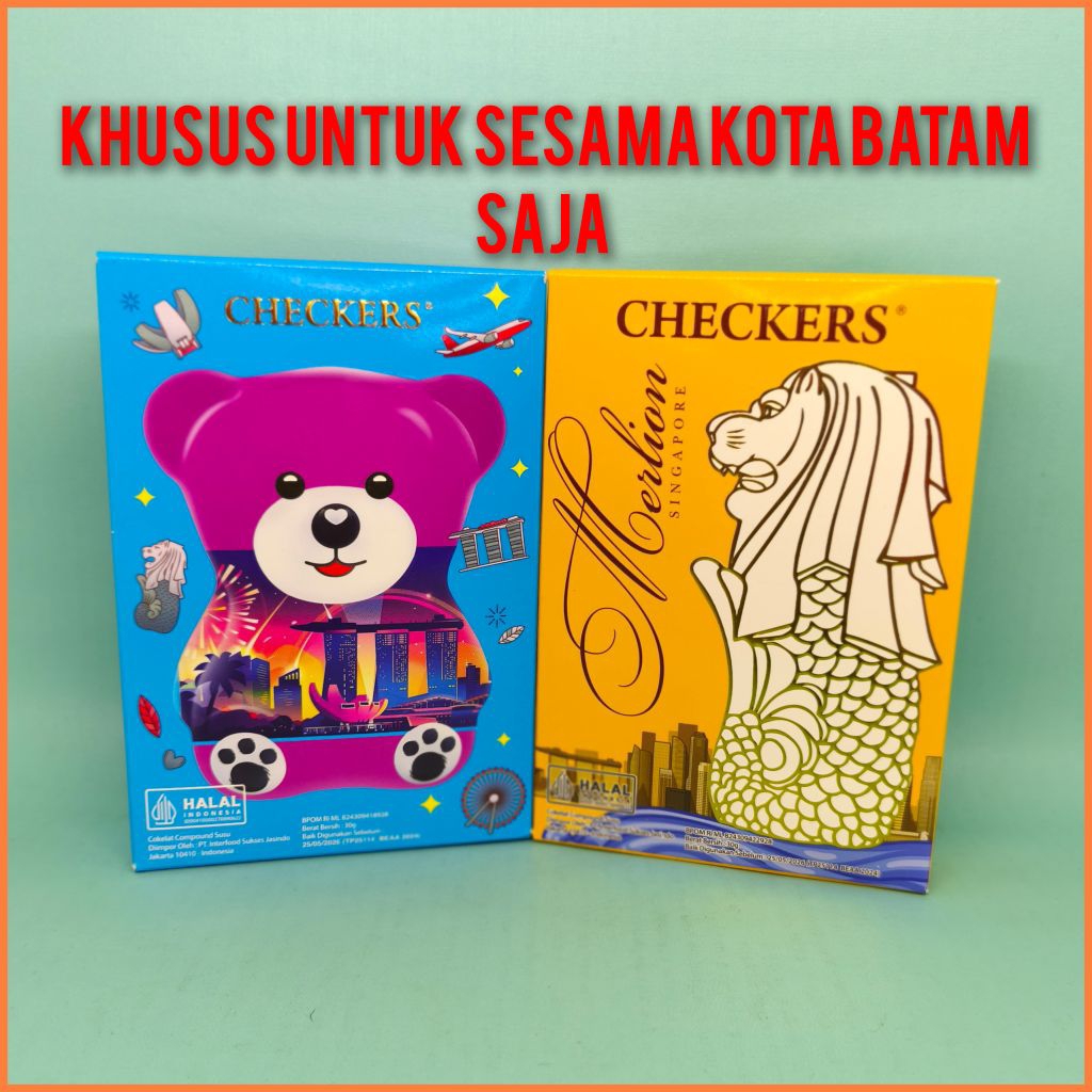 

Checkers Merlion Milk Chocolate 30 gram