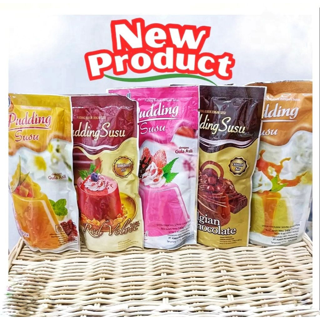 

Pudding Susu Nutrijell jelly Bubuk instan