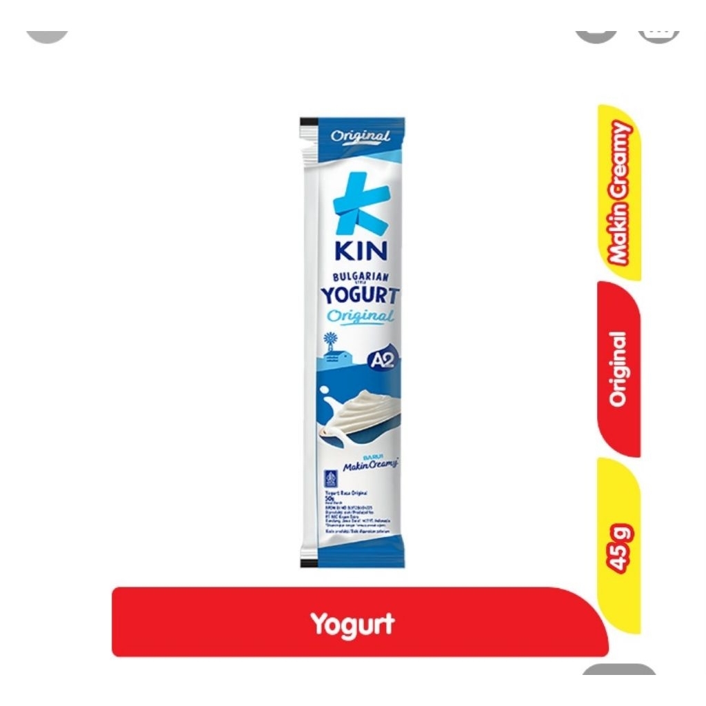 

KIN Bulgarian Yogurt Original Smooth & Creamy 45g