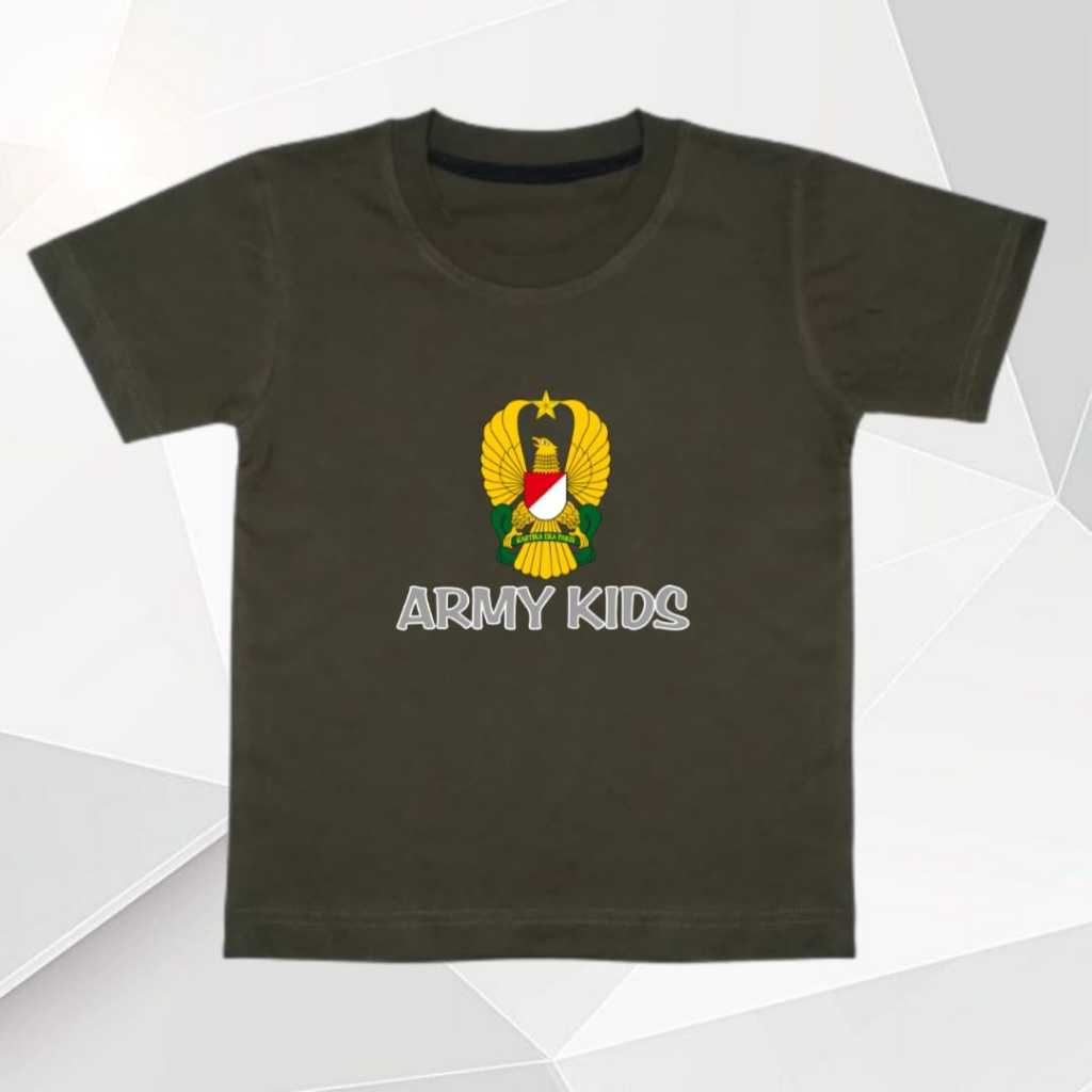 kaos anak tni angkatan darat army kids