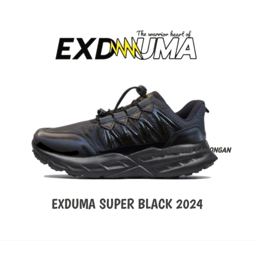 SEPATU EXDUMA SUPER BLACK 02 ORI SNEAKERS , SUPER BLACK 03 ORI 2025 DAN SUPER BLACK 04 ORI 2026