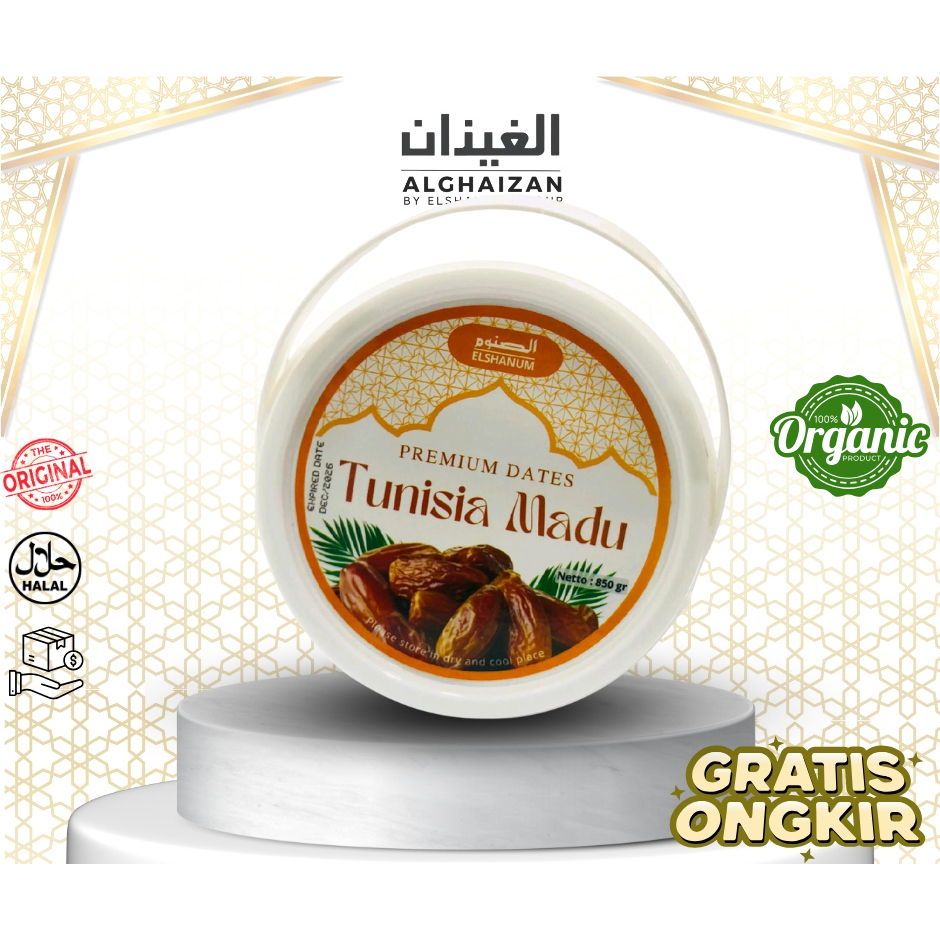

KURMA TUNISIA MADU EMBER PREMIUM 850GR / KURMA ORGANIK MADU TUNISIA