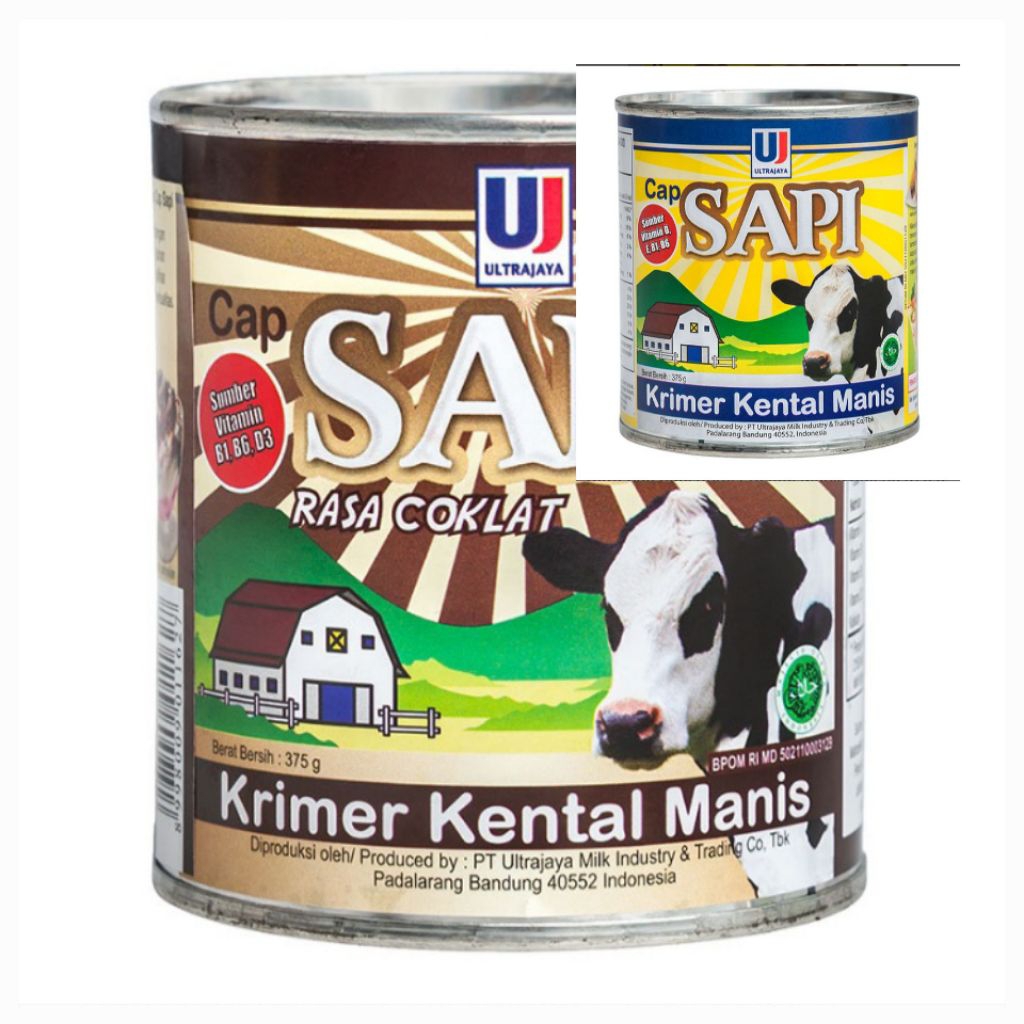 

ULTRA CAP SAPI KRIMER KENTAL MANIS KALENG 375 GR TERSEDIA 2 VARIAN SUSU COKLAT DAN SUSU PUTIH
