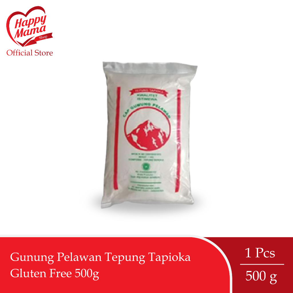 

Gunung Pelawan Tepung Pati Tapioka Gluten Free 500g