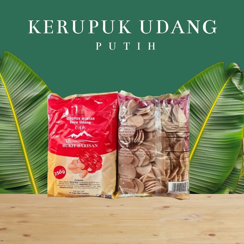 

KERUPUK UDANG PUTIH 250gr