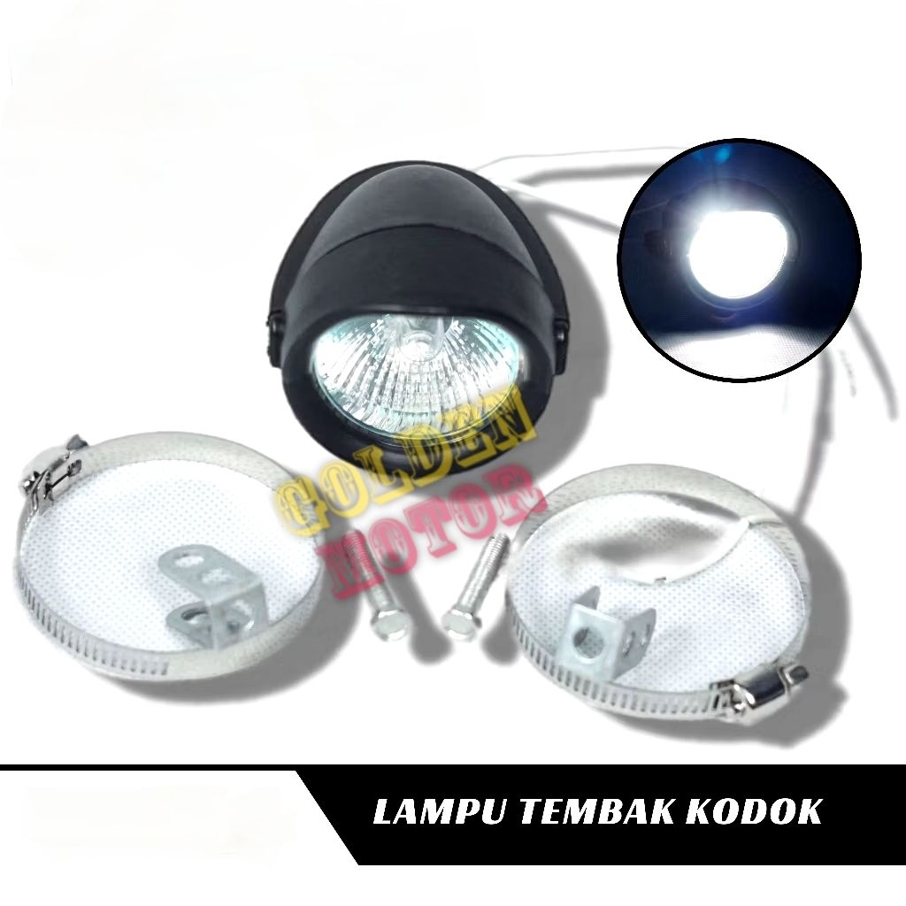 Lampu Tembak Sorot Lampu Kabut Tembak Kodok Ring Motor UNIVERSAL