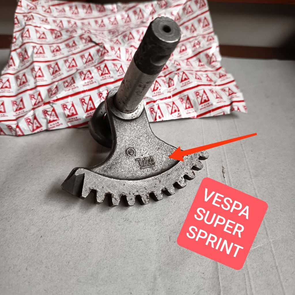 As kick stater starter Vespa SUPER SPRINT