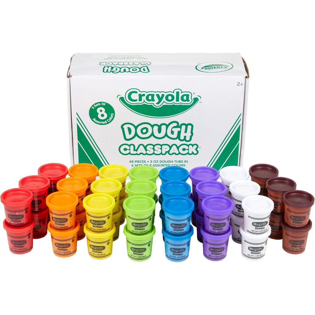 

Crayola Dough Classpack - 8 Assorted Colors (48 Count), 3oz Kids Dough