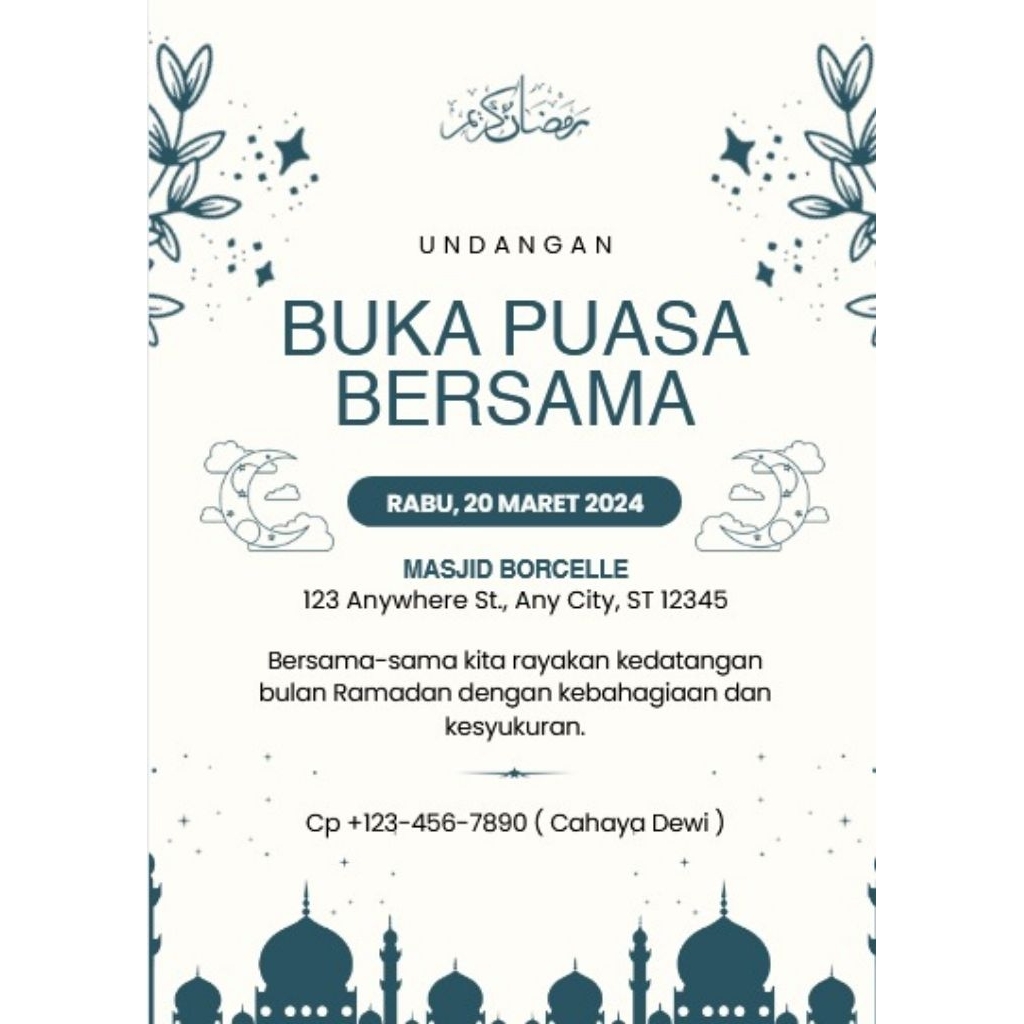 template undangan, undangan bukber,nikahan, dll