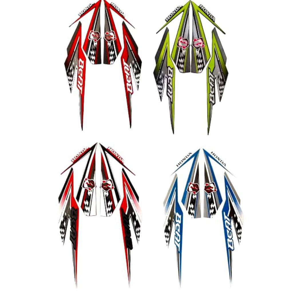 Striping Motor/ Les Body Honda Beat F1 2018