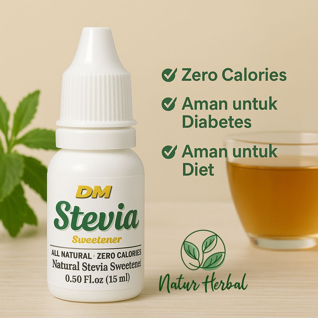 

DM STEVIA - Pemanis Alami Nol Calori Cocok Untuk Diet Dan Aman Untuk Diabetes