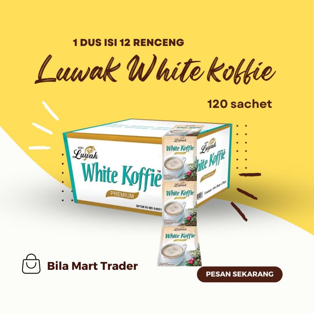 

Luwak White Koffie 1 Dus isi 12 renceng