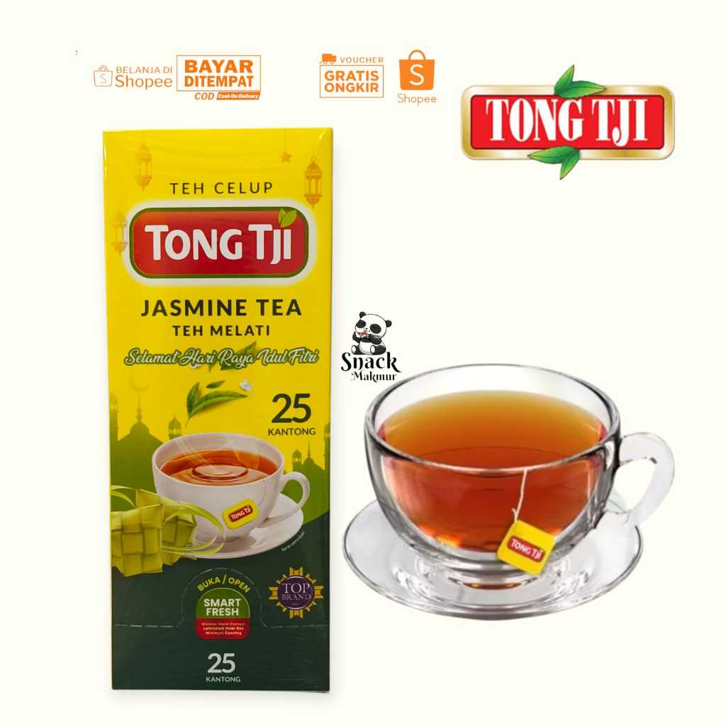 

TEH TONG TJI TEH CELUP JASMINE TEA TEH MELATI 1 BOX 25 KANTONG