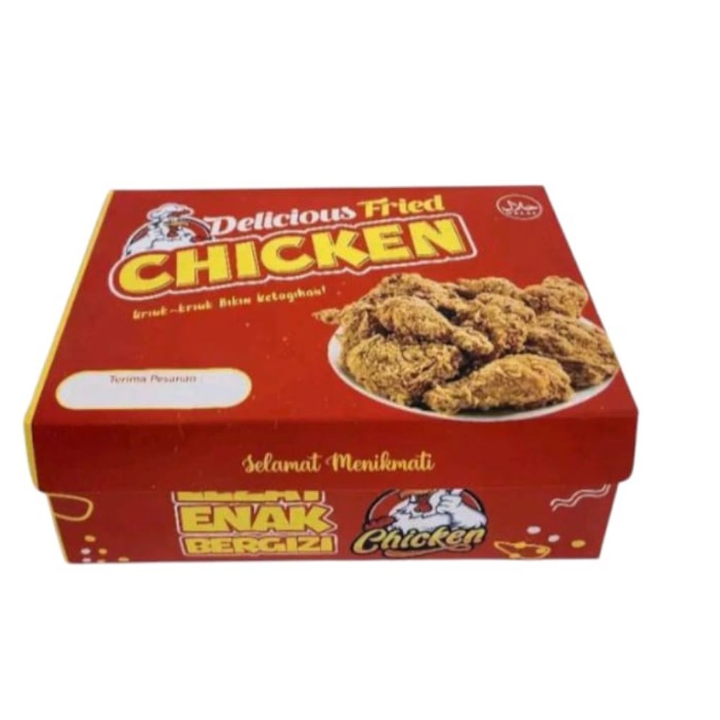 

KFC chicken box (tebal ) terbaru 50 pcs