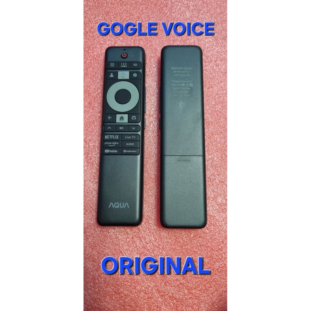 REMOT / REMOTE / TV LED AQUA GOGLE TV / REMOT TV AQUA  GOGLE TV ORIGINAL /  U34GA