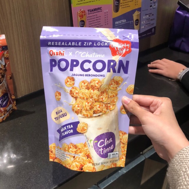 

Popcorn Chatime Popcorn Viral Popcorn Caramel Milktea Brown Sugar Popcorn Garret Jastip popcorn