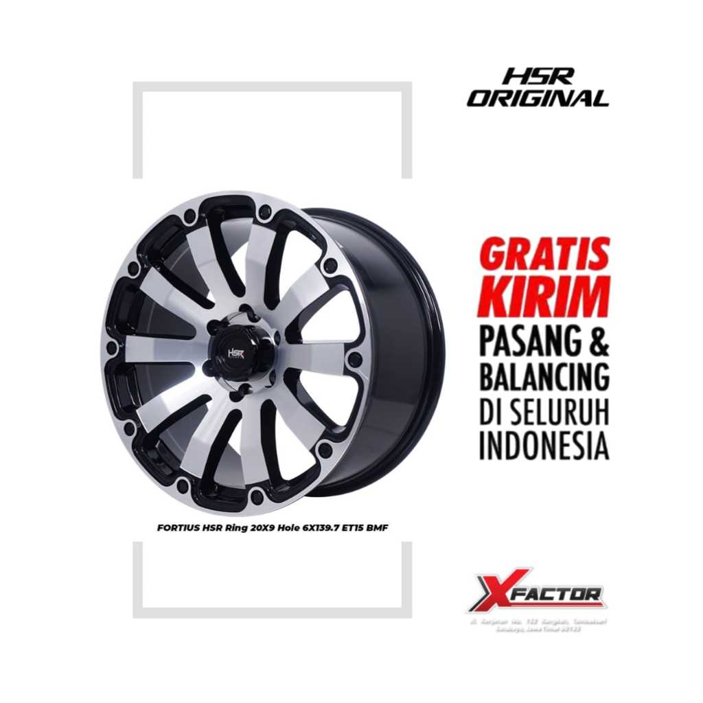 VELG HSR R20 HSR FORTIUS R20X9 H6X139,7 ET15 BMF