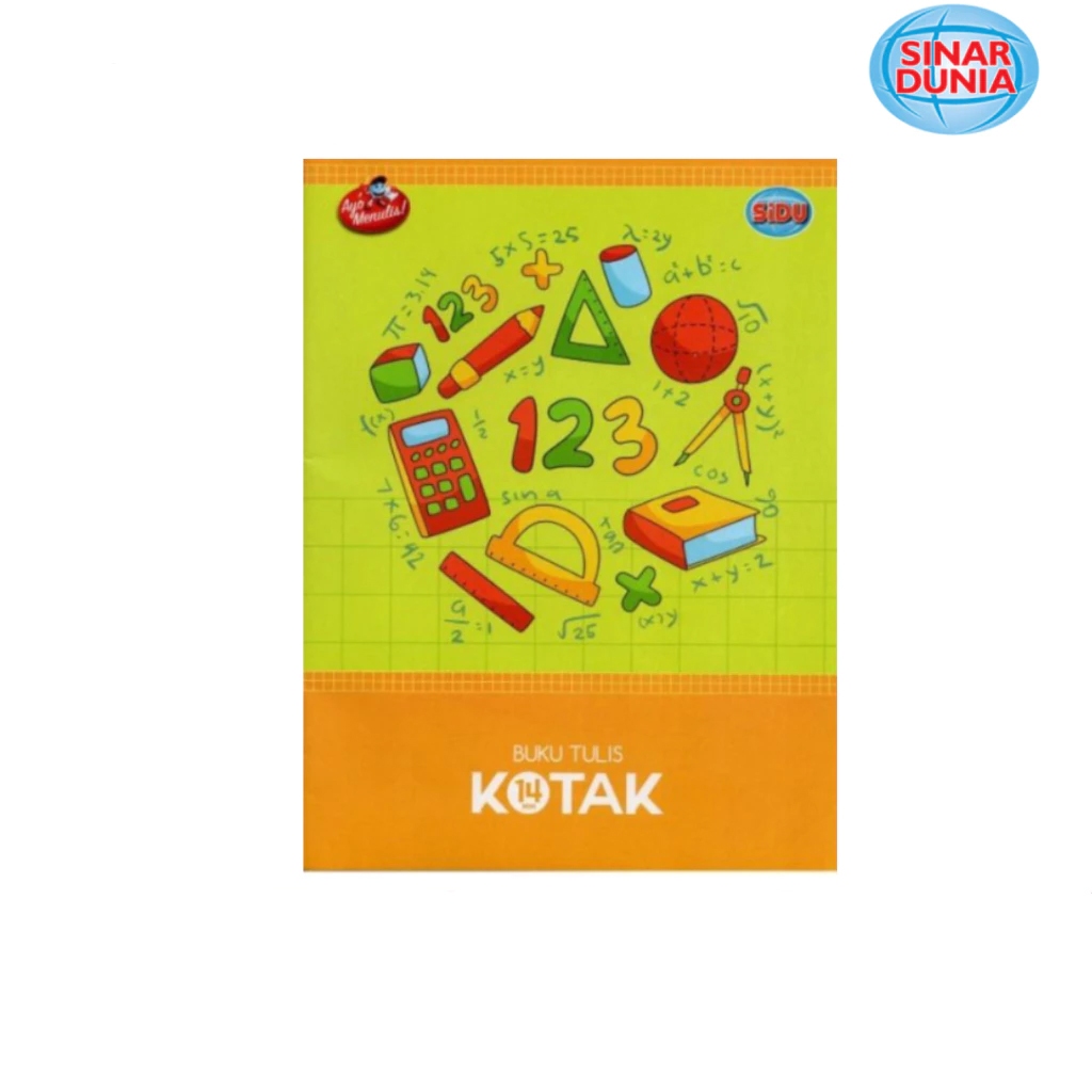 

Book | Buku Tulis Kotak Mandarin Kecil Besar Sinar Dunia 5mm | 10mm | 14mm (1PACK)