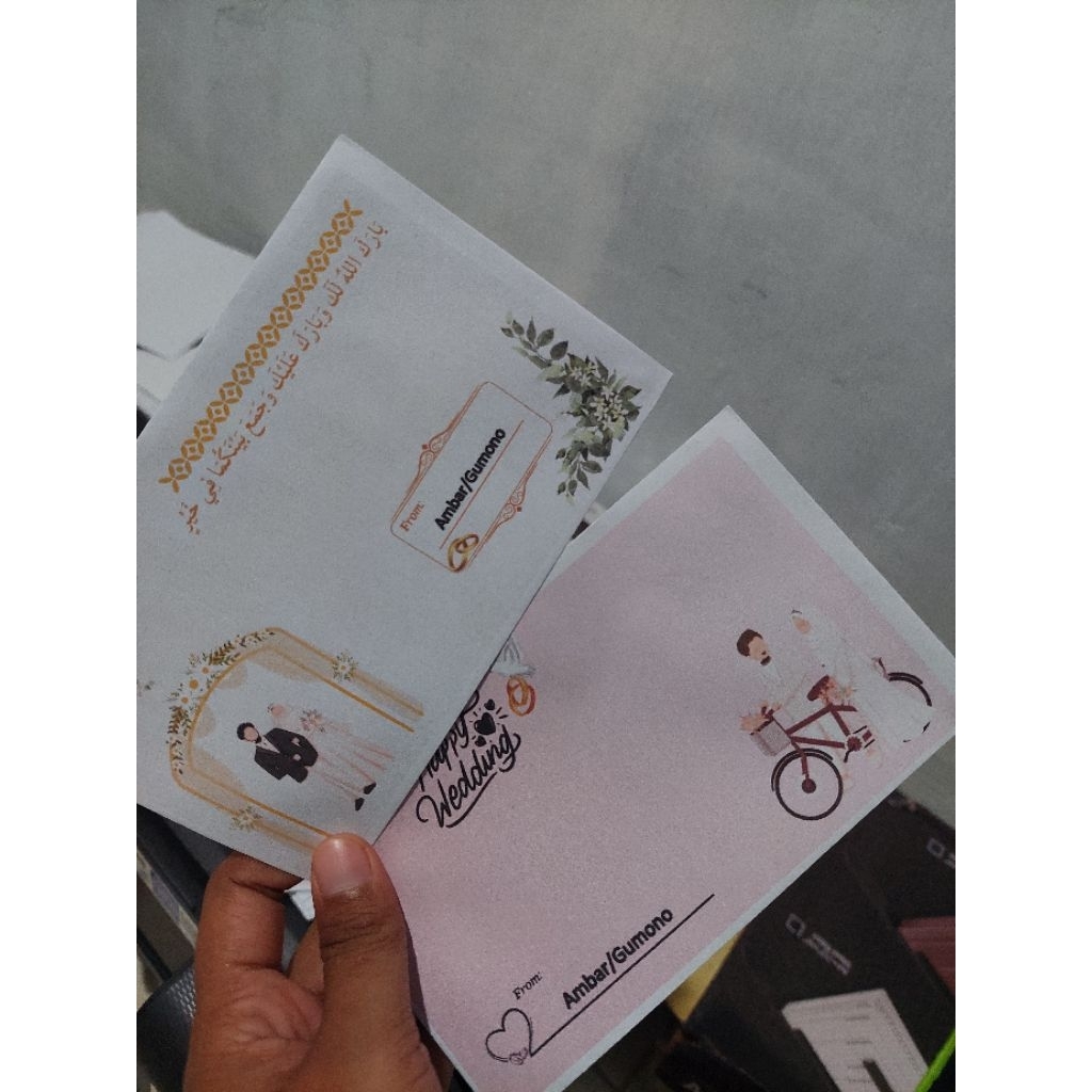 

Amplop Kondangan Custom