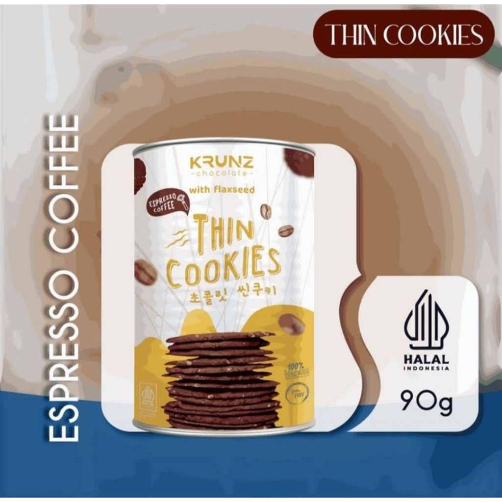 

WoCa Thin Cookies Krunz Chocolate Espresso Coffee (90 Gr)