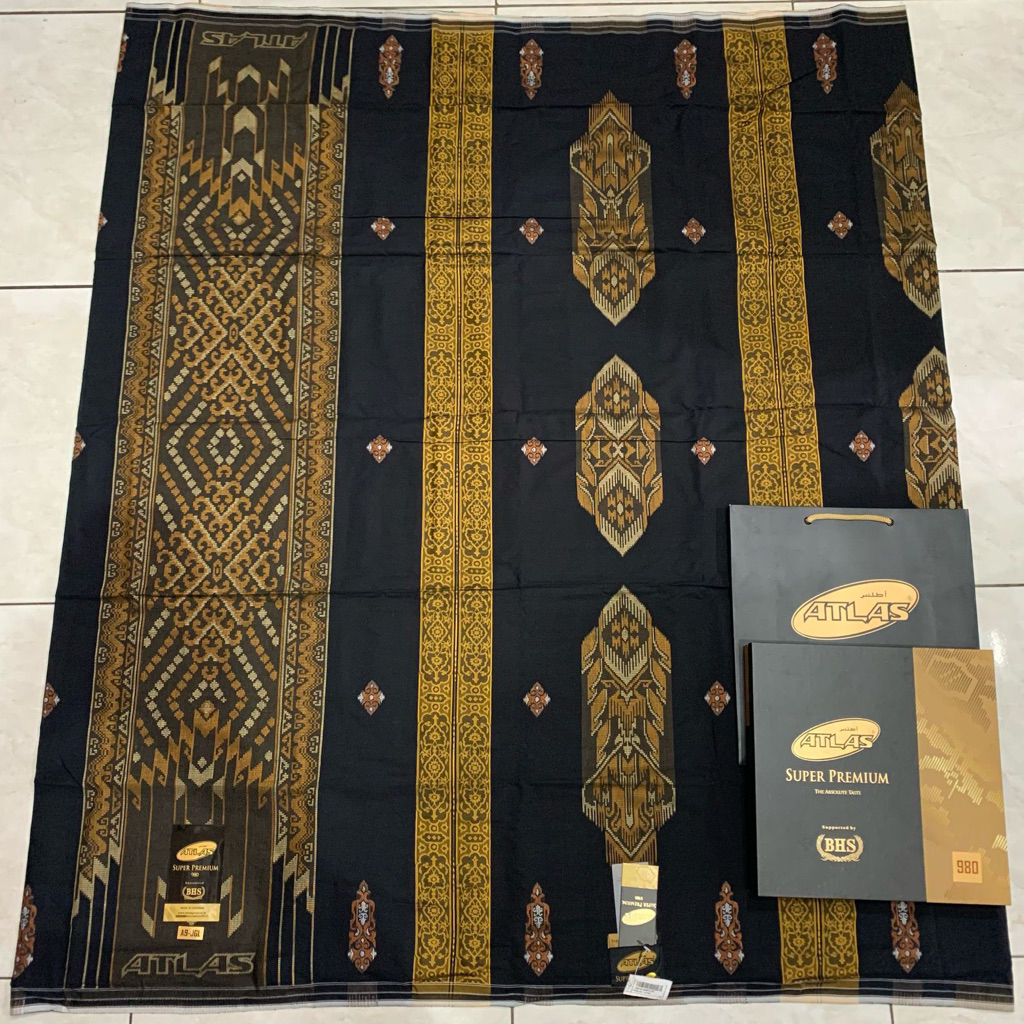 ATLAS SUPER PREMIUM 980 GOLD ATLAS SUPREM TIPE TERTINGGI MOTIF JACQUARD