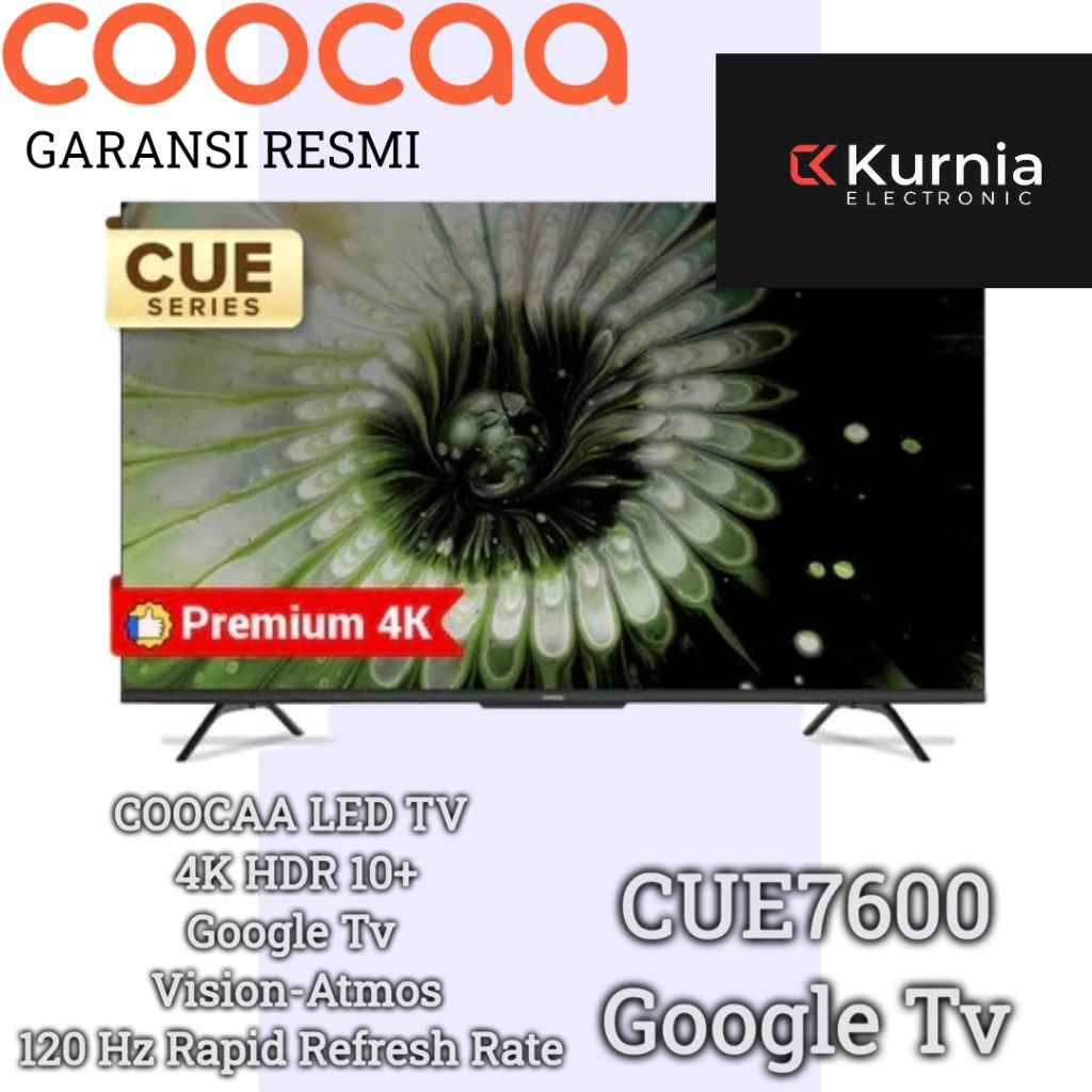COOCAA 43CUE7600 4K  GOOGLE TV 43 inch