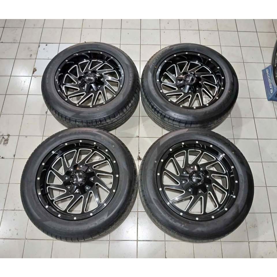 VELG FORGED R20 PELEK FG CRUSHER (HSR) R20X9 6X139/6X135 ET -24 DAN BAN 275 55 R20 BUAT PAJERO FORTU