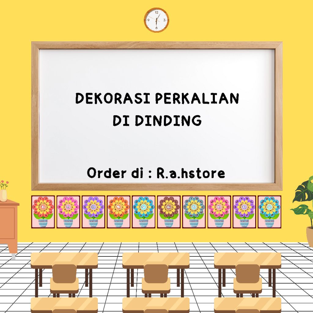 DEKORASI KELAS PERKALIAN - HIASAN KELAS DI DINDING