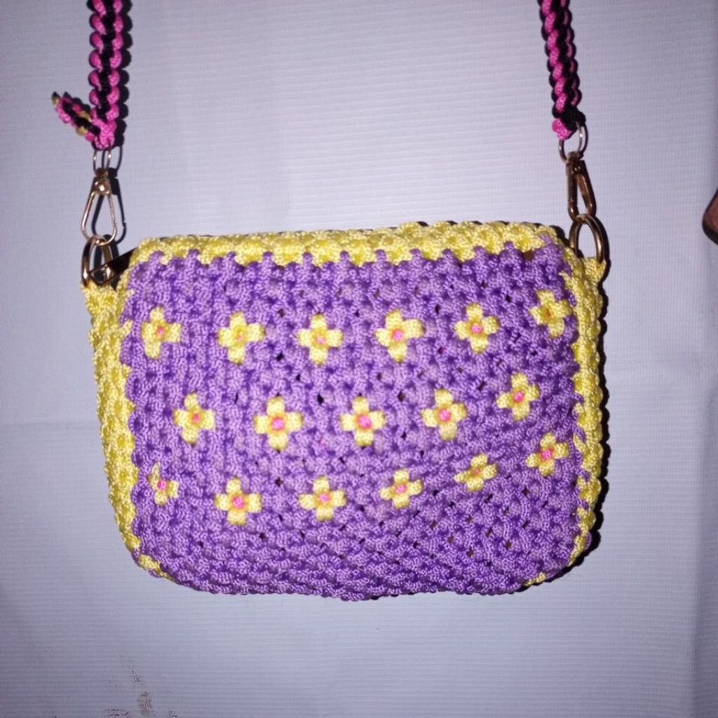 tas cantik kekinian murah buatan sendiri terbuat dari tali kur