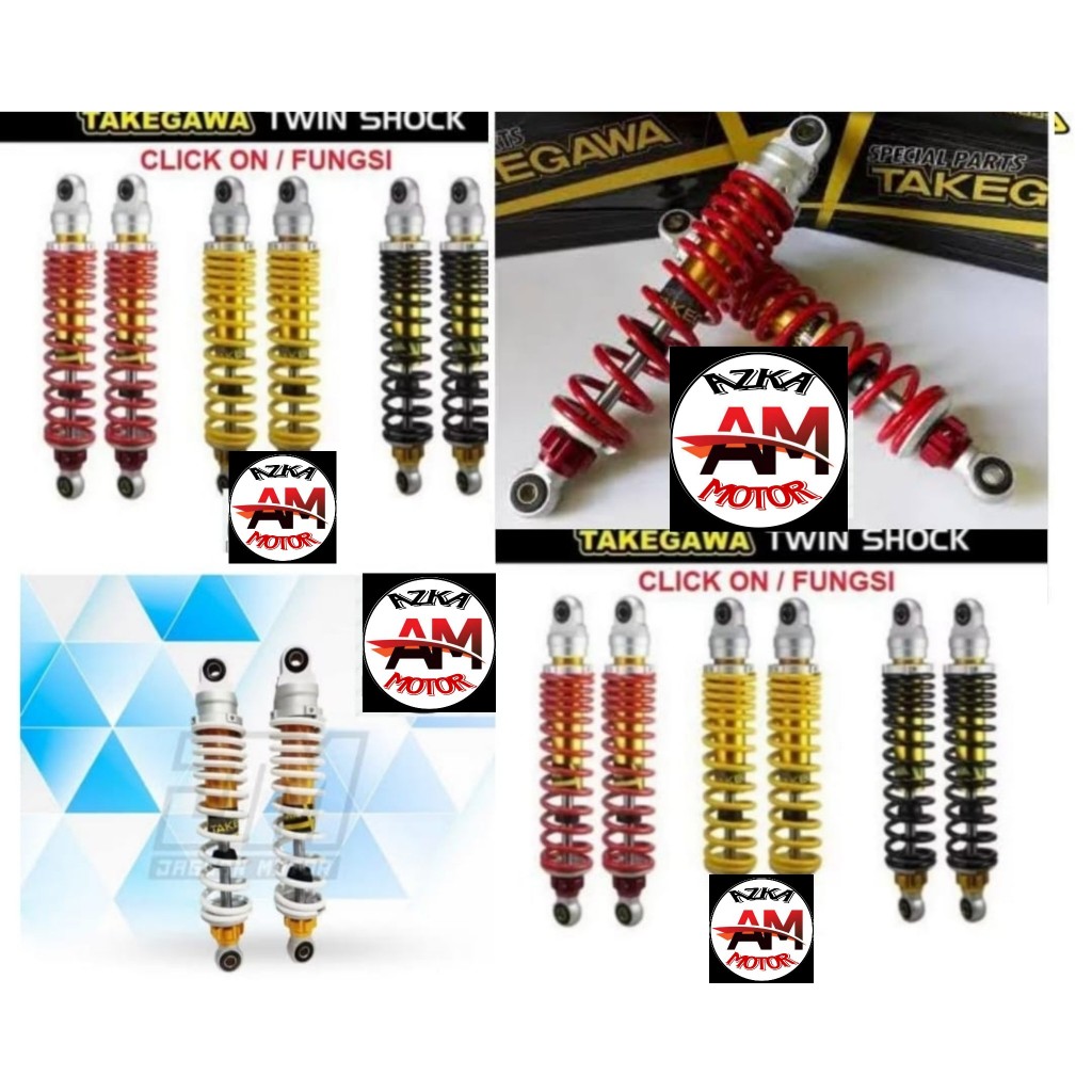 shockbreaker klik takegawa ukuran 280 320 340/ shock belakang takegawa