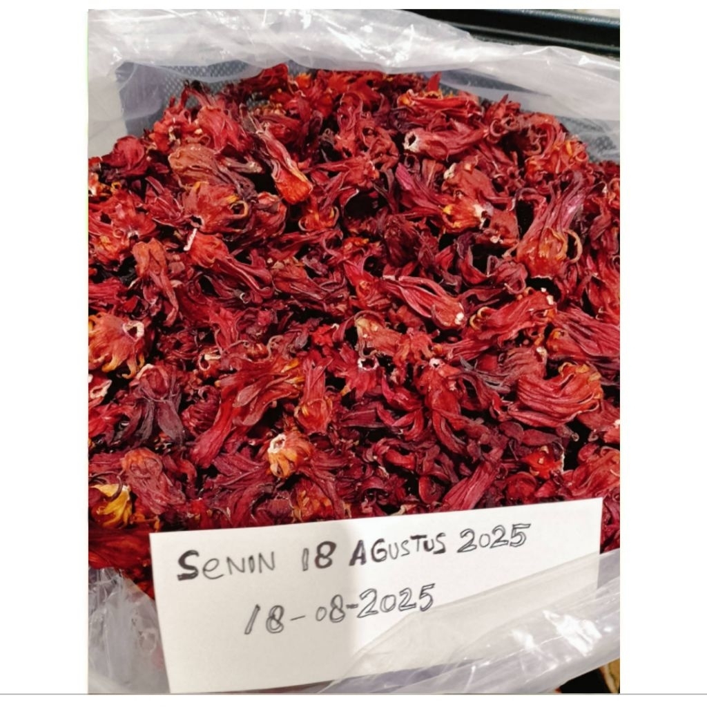 

5 Kg Teh Bunga Rosella Merah Kering Kualitas Premium