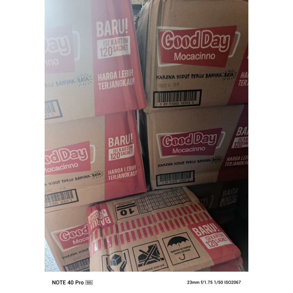 

gooday mocacinno 1dus isi 12renteng