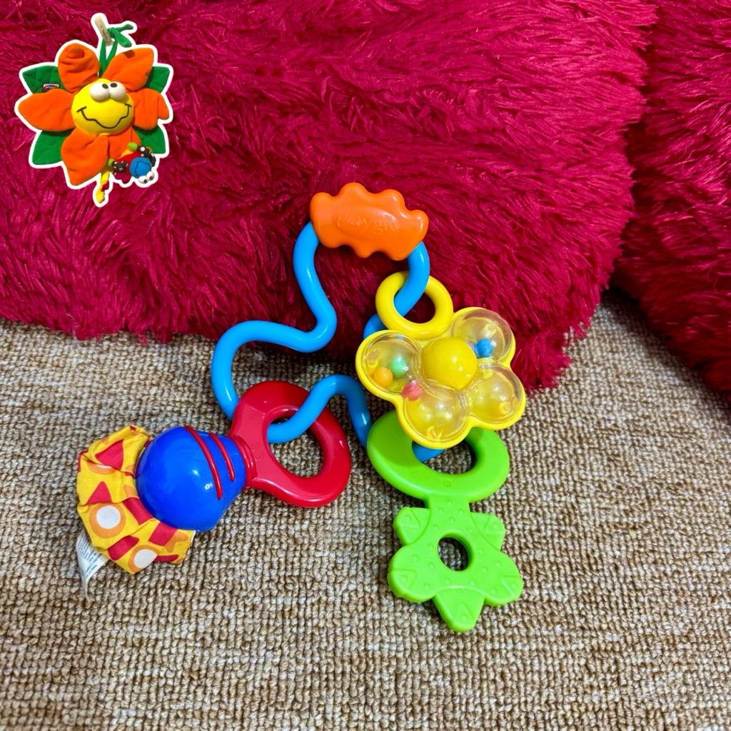 PLAYGRO Twirly Whirly Rattle - mainan genggam bayi playgro pl playgro mainan rattle anak playgro