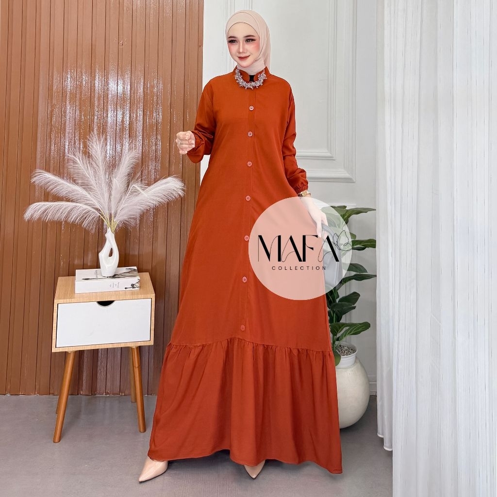Gamis Rayon Polos Rempel Gamis Polos Busui Friendly Bahan Rayon Premium Baju Gamis Syari Terlaris Si