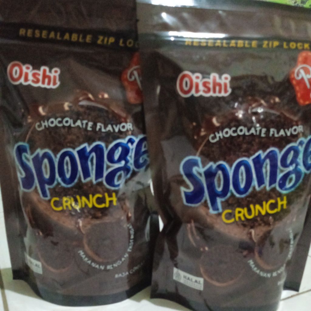 

oishi sponge crunch