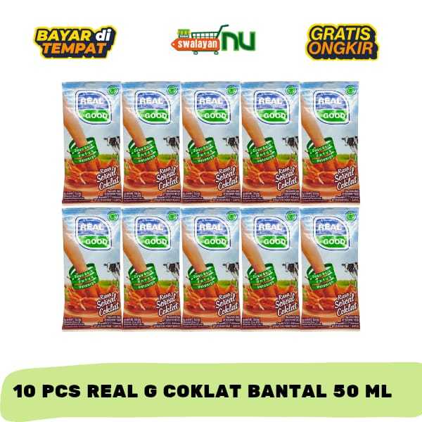 

Susu Real Good Bantal UHT 50ml Harga Grosir Anak Vanila Coklat Cheese Strawberry Halal Murah