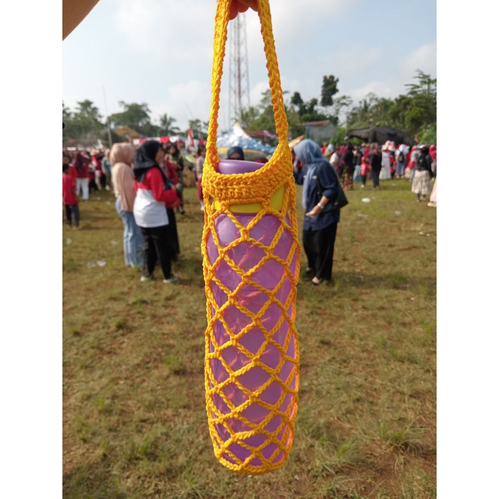 botol holder rajut bottle holder