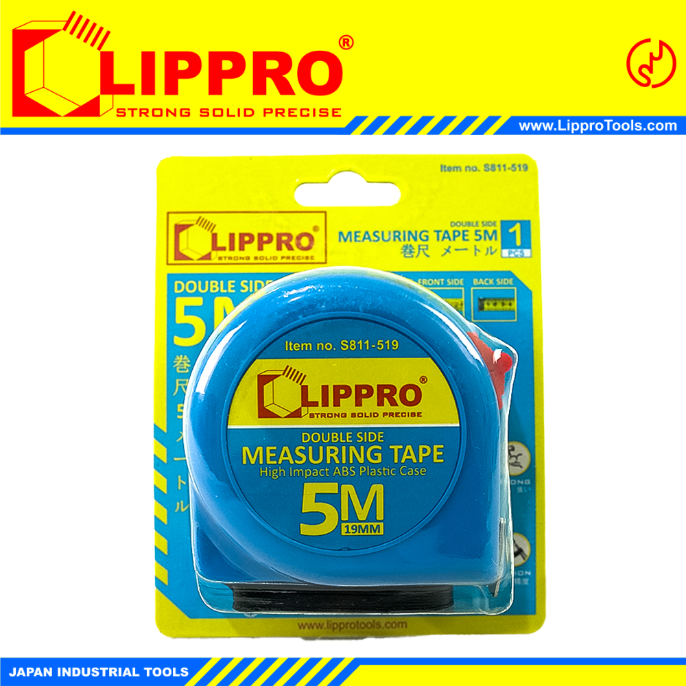 LIPPRO S811-519 Meteran 5 Meter Alat Pengukur Panjang Tukang Measuring Tape