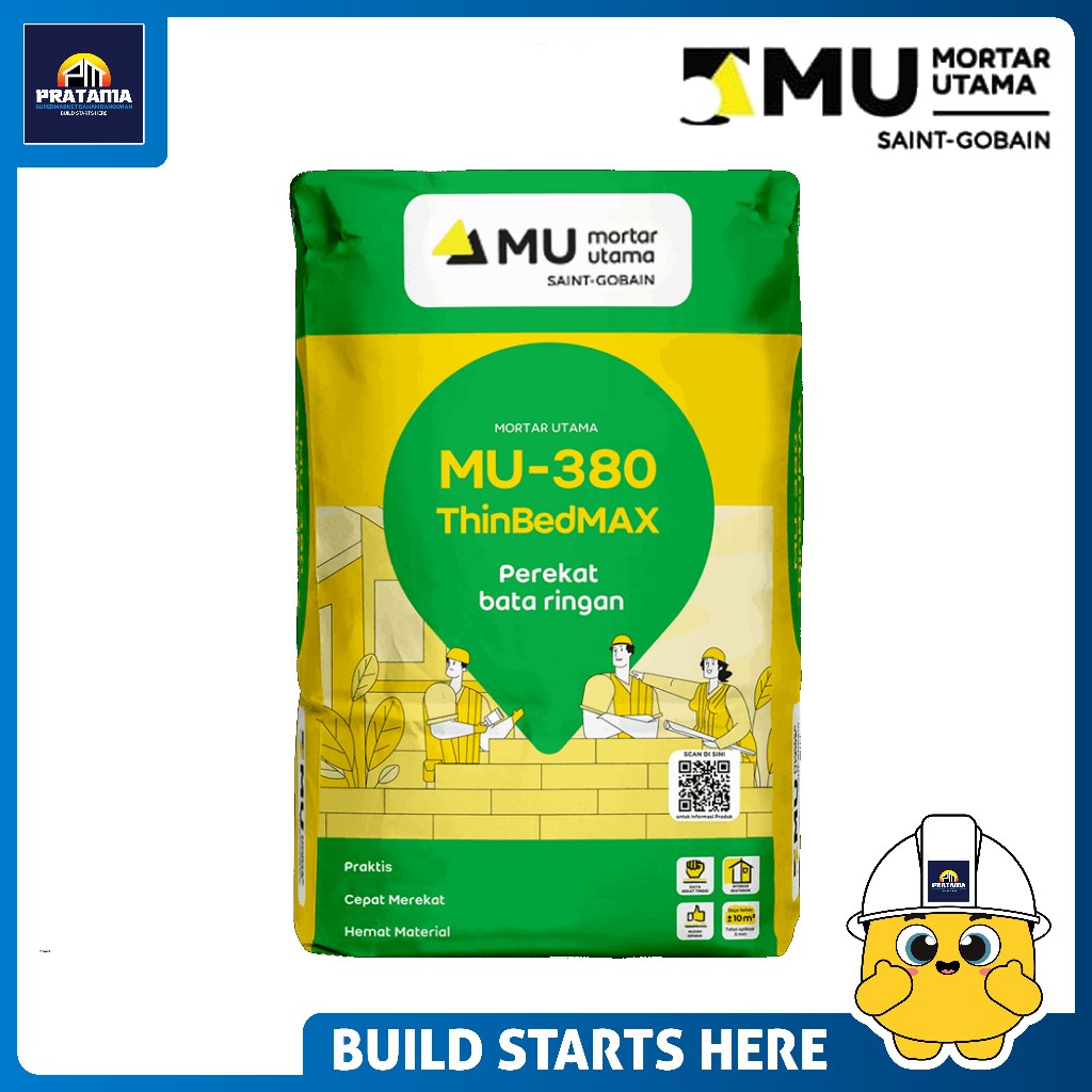 MU 380 40 kg Perekat Bata Ringan
