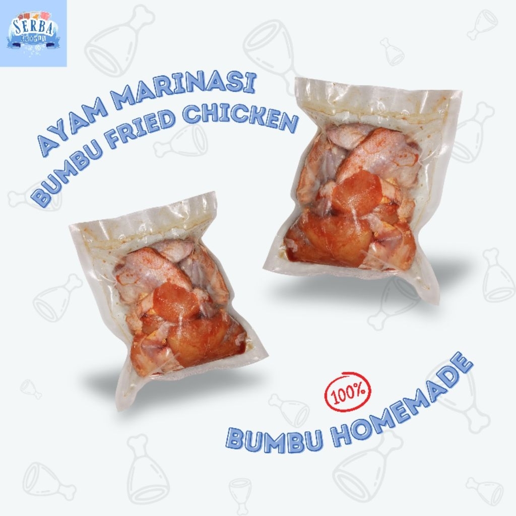 

Ayam Marinasi Bumbu Fried Chicken / Ayam Marinasi Fried Chicken / Ayam Marinasi Goreng tepung Crispy
