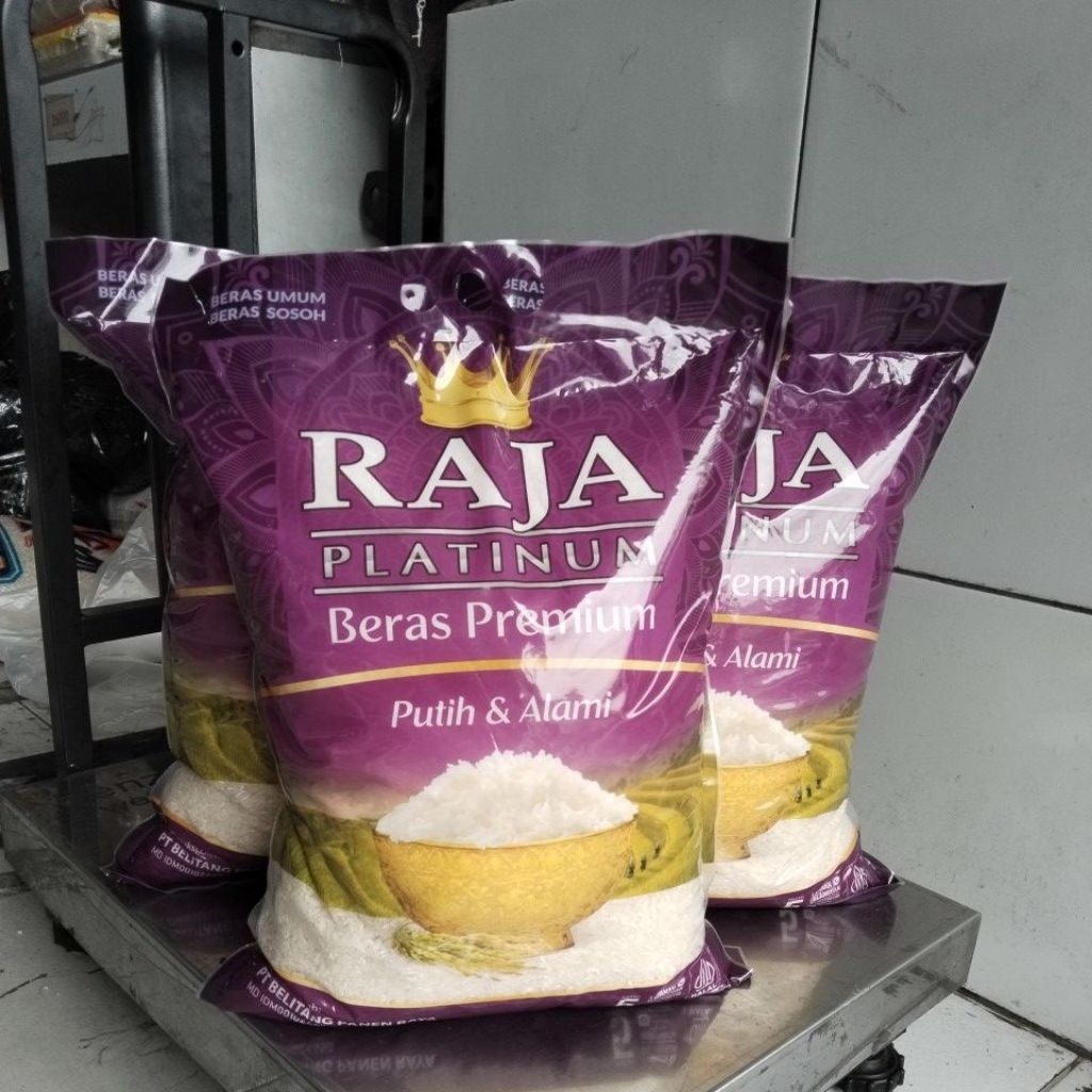

Beras merek RAJA PLATINUM bundling 3x5kg