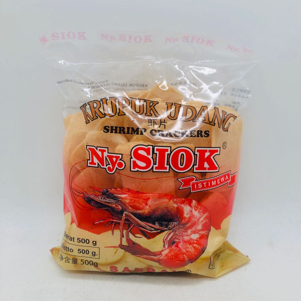 

Ny. Siok - Kerupuk udang oval / shrimp crackers 500 gr