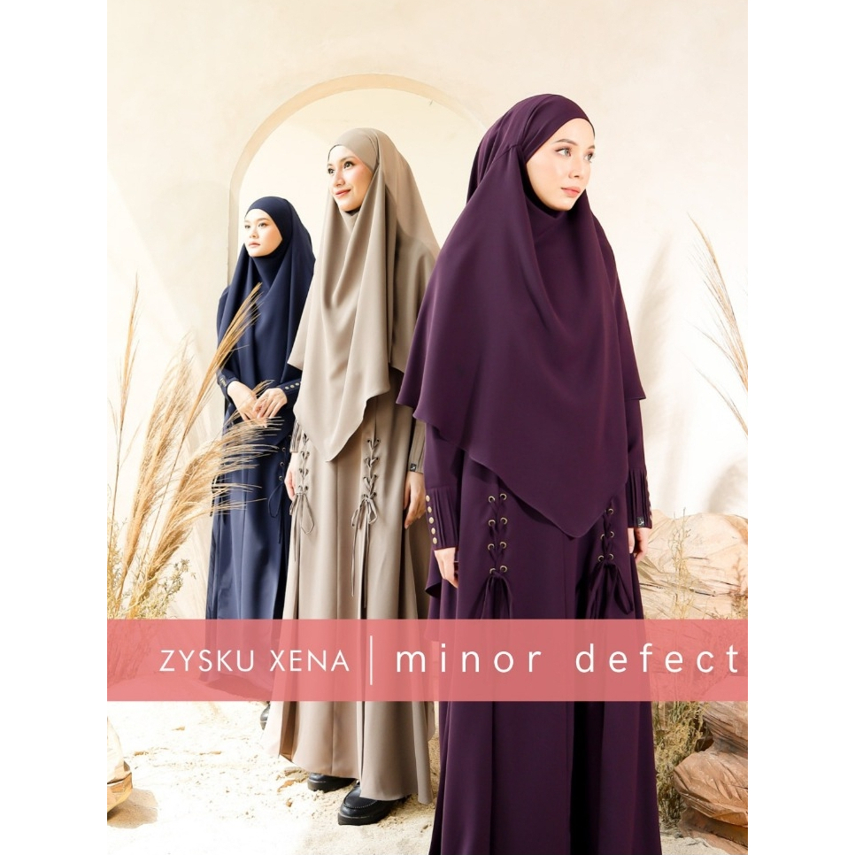 Zysku Xena | Minor Defect | Layla Abaya + Set Khimar | Dress Abaya & Khimar Umroh Mazen Mina Anti UV