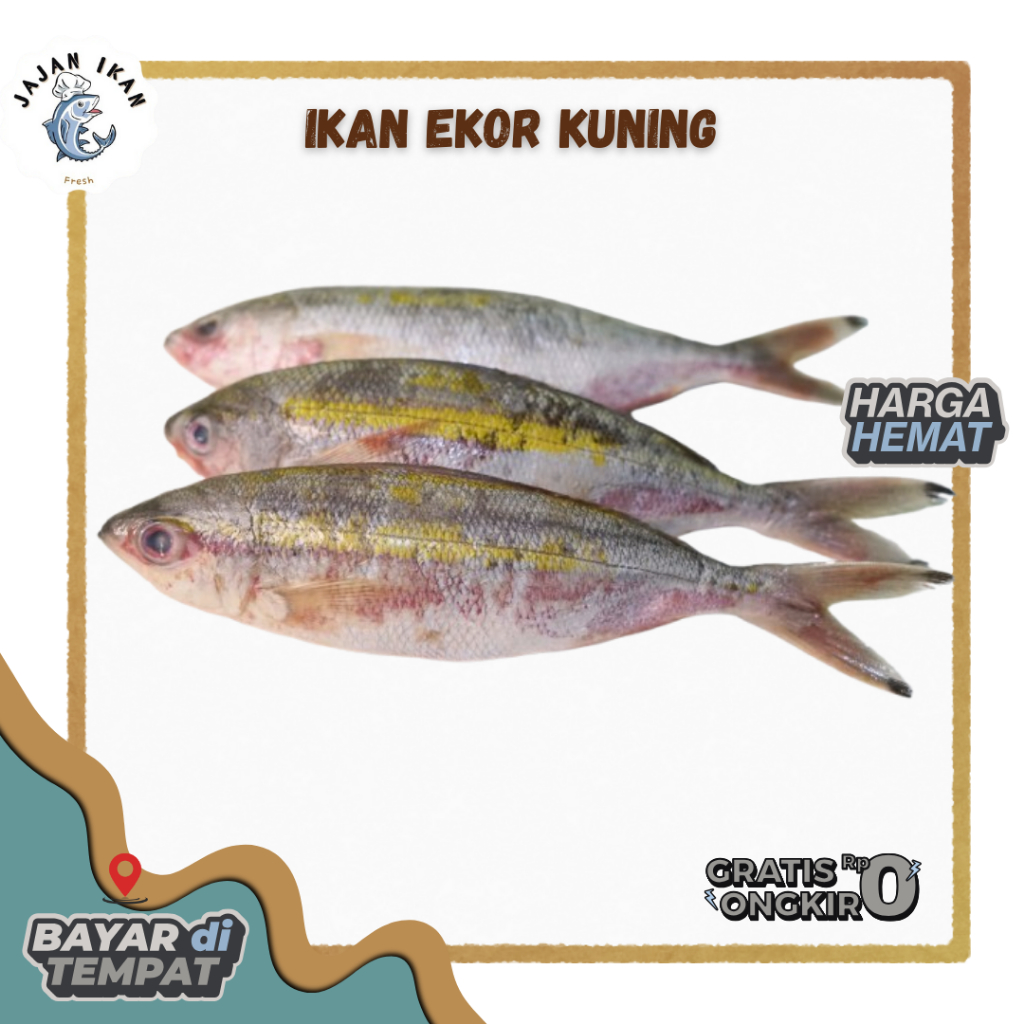 

Ikan Ekor Kuning [JAJAN IKAN] Ekor Kuning Segar 1Kg